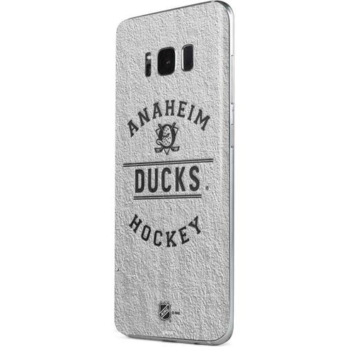 NHL Anaheim Ducks Black Text Galaxy S8 Plus Skin